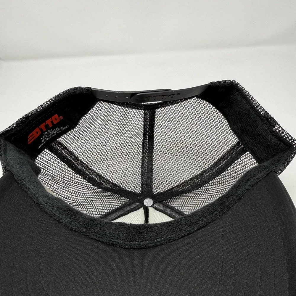 Rockstar Energy Drink Hat Cap Snapback Trucker Mesh Black Promo